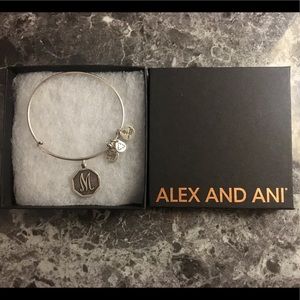 Alex and Ani: Initial M Charm Bangle *RETIRED*